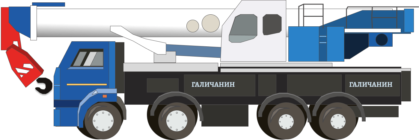 Аренда автокрана Галичанин КС-65713-1 в Калуге